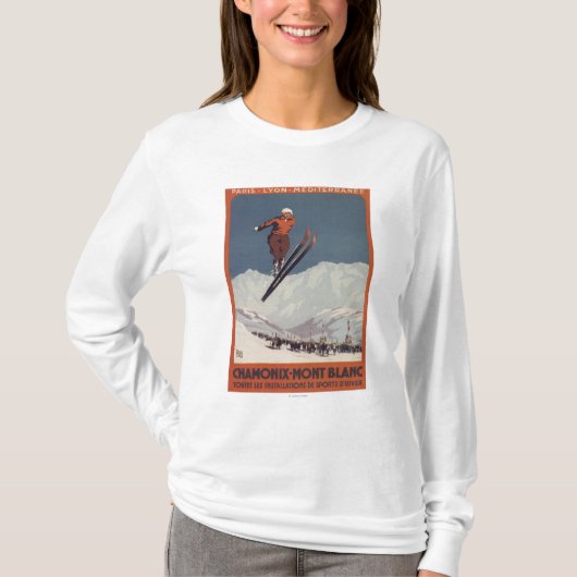Ski Jump - PLM Olympic Promo Poster T-shirt (Voorkant)