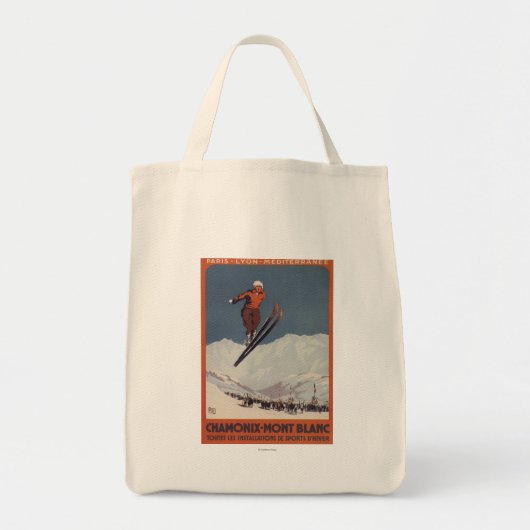 Ski Jump - PLM Olympic Promo Poster Tote Bag (Voorkant)