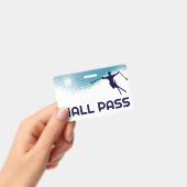 Ski Jump Teacher Hall Pass Badge (Handheld)