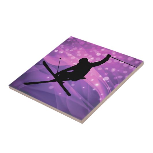 Ski Jump Tegeltje (Zijkant)