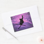 Ski Jump Vierkante Sticker (Envelop)