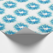 Ski Jump Wrapping Paper Cadeaupapier (Hoek)