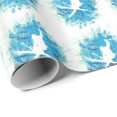 Ski Jump Wrapping Paper Cadeaupapier (Rol Hoek)