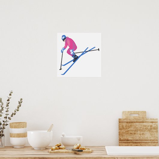 Ski Jumper Poster (Keuken)