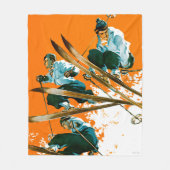 Ski Jumpers door Ski Weld Fleece Deken (Voorkant)