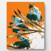 Ski Jumpers door Ski Weld Fotoplaat (Voorkant)