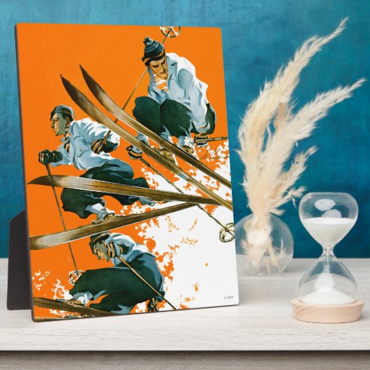 Ski Jumpers door Ski Weld Fotoplaat (Zijkant)