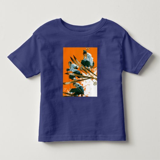 Ski Jumpers door Ski Weld Kinder Shirts (Voorkant)