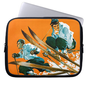 Ski Jumpers door Ski Weld Laptop Sleeve