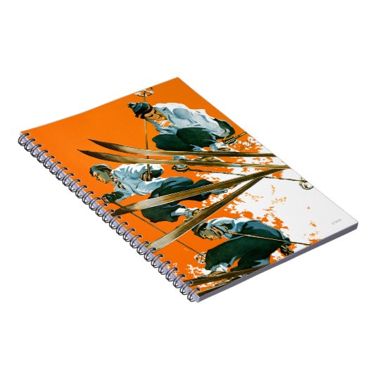 Ski Jumpers door Ski Weld Notitieboek (Rechterzijde)