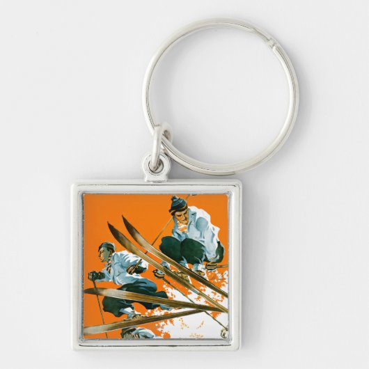 Ski Jumpers door Ski Weld Sleutelhanger (Voorkant)