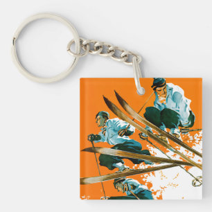 Ski Jumpers door Ski Weld Sleutelhanger