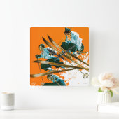 Ski Jumpers door Ski Weld Vierkante Klok (Huis)