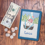 Ski Jumping Koe Kind Wallet Drievoud Portemonnee<br><div class="desc">Leer je kind om geld te beheren met deze schattige portemonnee met onze Zwitserse cartoon koe Snowbell. Vandaag oefent ze haar skischoenen uit. Zorg ervoor om het met de naam van uw kind te personaliseren:) © ArianeC illustraties-Alle voorgebe*houde rechten</div>