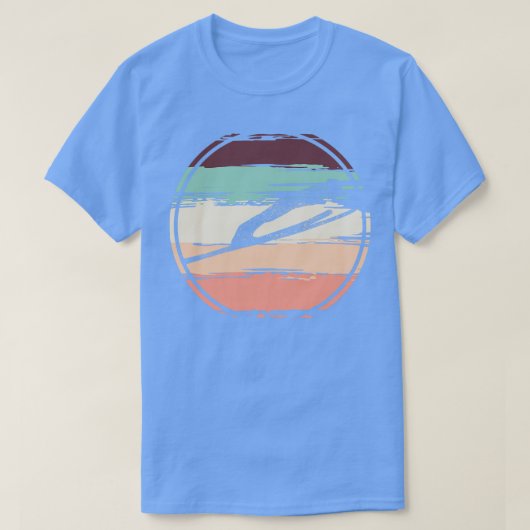 Ski Jumping Retro T-shirt (Design voorkant)