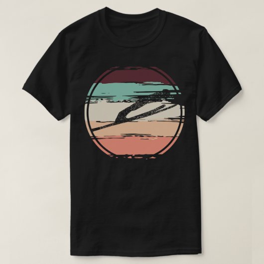 Ski Jumping Retro T-shirt (Design voorkant)