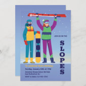 Ski Kaart (Voorkant / Achterkant)