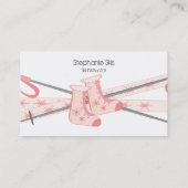 Ski Kaart-Blond Visitekaartje (Achterkant)