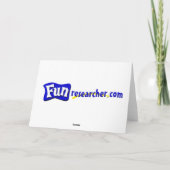 Ski Kat krijgt veel lucht Feestdagen Kaart (Achterkant)