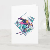 Ski kerel kaart (Voorkant)