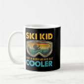Ski Kid Like A Regular Kid But Cooler Skiing Lover Koffiemok (Links)