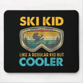 Ski Kid Like A Regular Kid But Cooler Skiing Lover Muismat (Voorkant)
