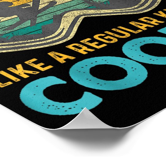 Ski Kid Like A Regular Kid But Cooler Skiing Lover Poster (Hoek)