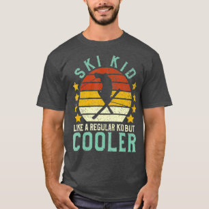 Ski Kinder Funny Young Skier & Skiing Lover T-shirt