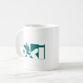 Ski Koffiemok (Voorkant links)