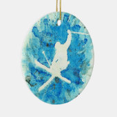 Ski kunst ornament (Rechts)