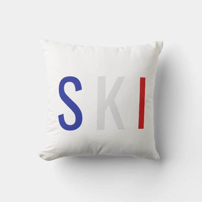 Ski Kussen (Voorkant)