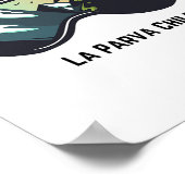 Ski La Parva Chile Mountain Skiën T Mannen en vrou Poster (Hoek)