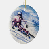 Ski-Label / Ornament (Rechts)