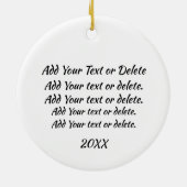 Ski-Label / Ornament (Achterkant)