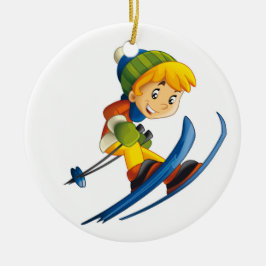 Ski-Label / Ornament