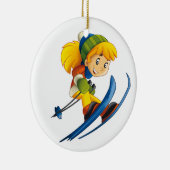 Ski-Label / Ornament (Rechts)