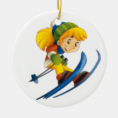 Ski-Label / Ornament (Voorkant)