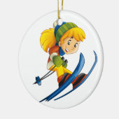 Ski-Label / Ornament (Links)