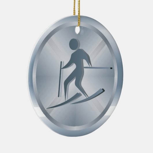 Ski Label / Ornament - SRF (Rechts)