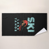 Ski Lake Tahoe Badhanddoek (Badhanddoek)