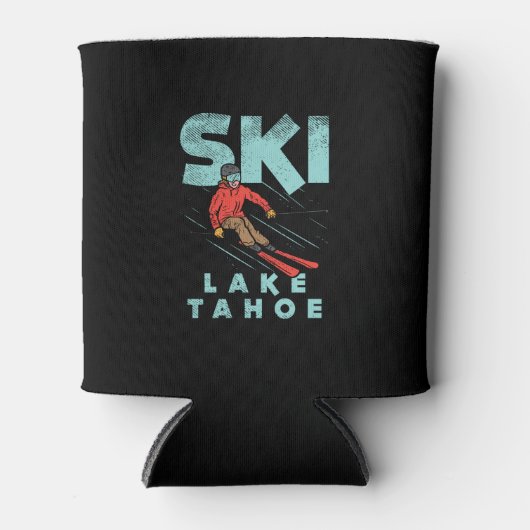 Ski Lake Tahoe Blikjeskoeler (Voorkant)