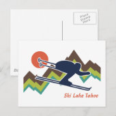 Ski Lake Tahoe Briefkaart (Voorkant / Achterkant)