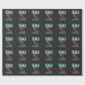 Ski Lake Tahoe Cadeaupapier (Vlak)