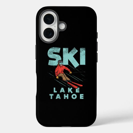 Ski Lake Tahoe Case-Mate iPhone Case (Achterkant)