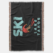 Ski Lake Tahoe Deken (Voorkant Verticaal)