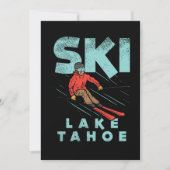Ski Lake Tahoe Kaart (Voorkant)
