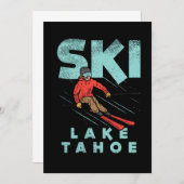 Ski Lake Tahoe Kaart (Voorkant / Achterkant)
