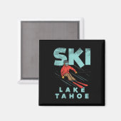 Ski Lake Tahoe Magneet (Voorkant / Achterkant)