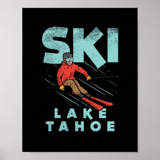 Ski Lake Tahoe Poster (Voorkant)
