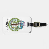 Ski Lake Tahoe Sierra Nevada Verenigde Staten Bagagelabel (Voorkant horizontaal)